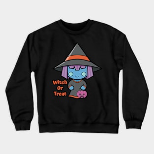 Witch Or Treat Crewneck Sweatshirt